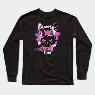 Overwatch d.va bunny NERF THIS shirt MEKA Spray! [DARK Version] Long Sleeve T-Shirt